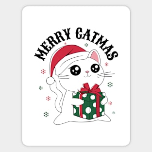 Merry Catmas Magnet